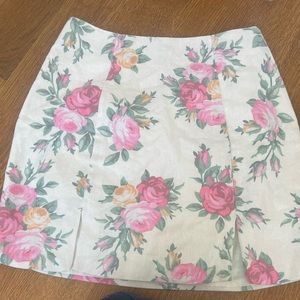 Glamorous floral skirt